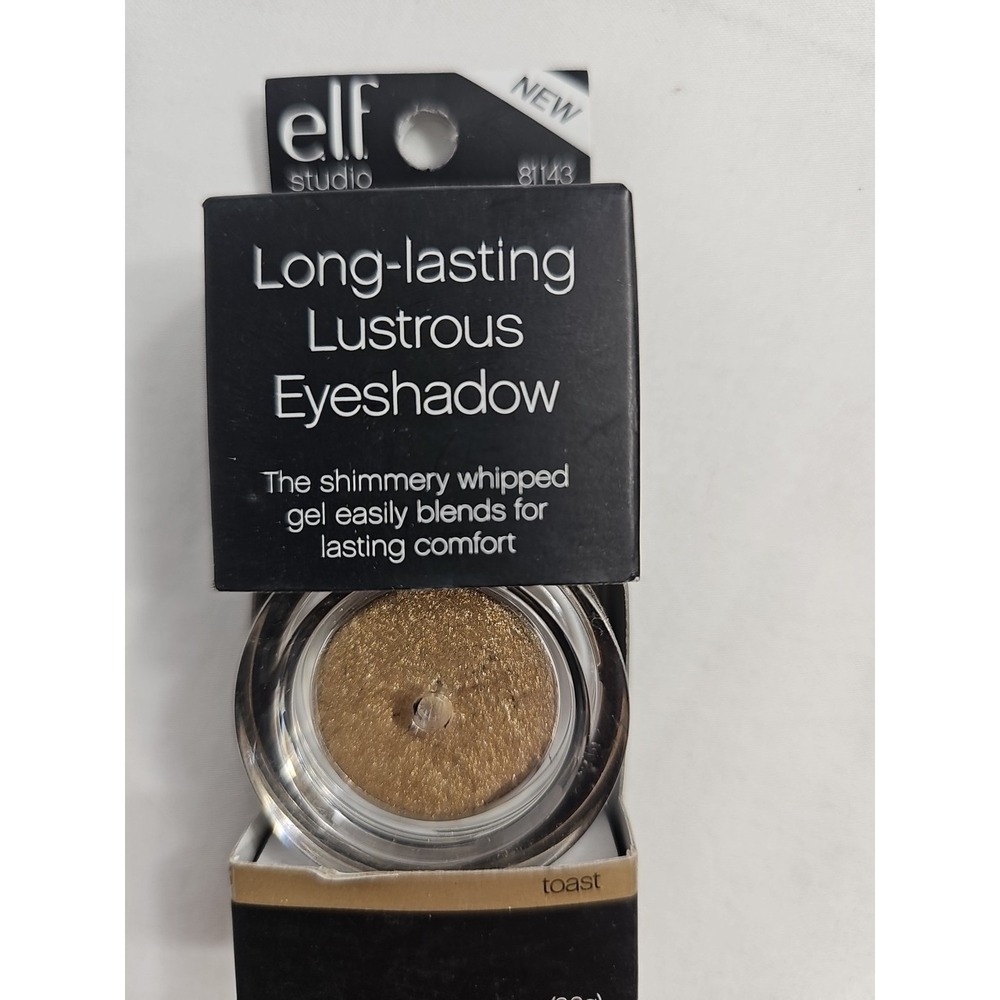 RARE -ELF LONG LASTING LUSTROUS EYE SHADOW 81143 TOAST NIB Discontinued-